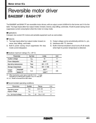 Интегрална схема  BA6289F SMD 8p