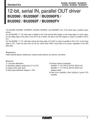 Интегрална схема  BU2090FS
