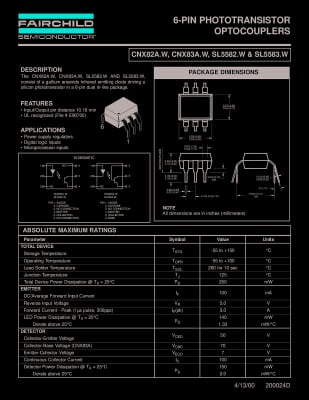 Интегрална схема  CNX82A DIP-6