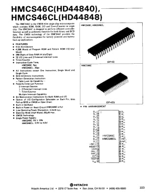 Интегрална схема  HD44840-A62