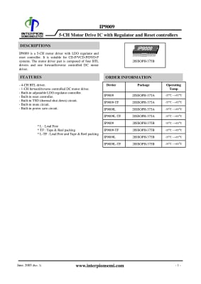 Интегрална схема  IP9009AL