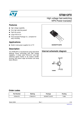 Транзистор ST8812FX
