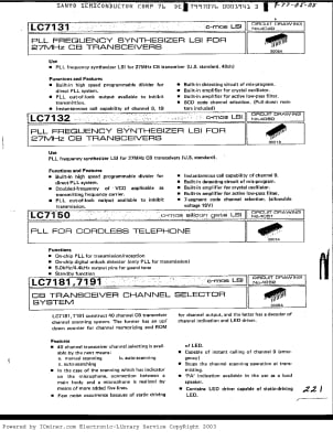 Интегрална схема  LC7181