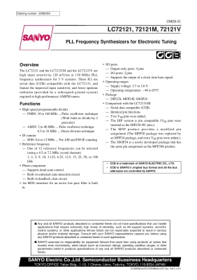 Интегрална схема  LC72121