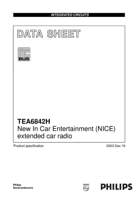 Интегрална схема  TEA6842H LQFP-80