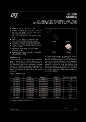 Интегрална схема LD1086 V28