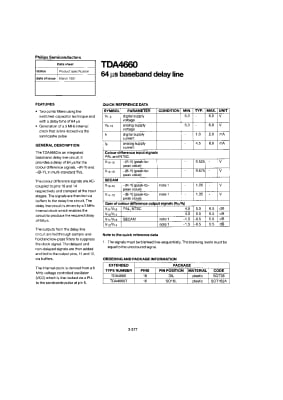 Интегрална схема  TDA4660