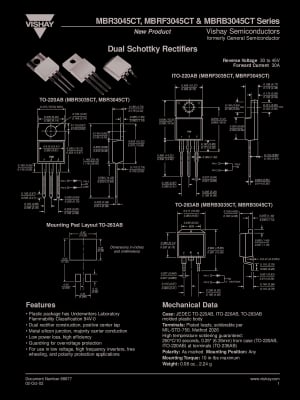 Диод MBR3045CT