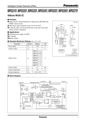 Интегрална схема MIP0225SY