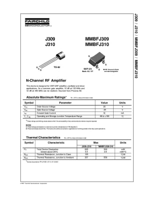 Транзистор J310 TO-92