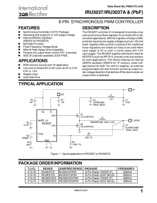 Интегрална схема IRU3037CS SO-8
