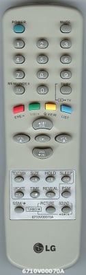 Дистанционно управление 6710V00070A 6710V00070B