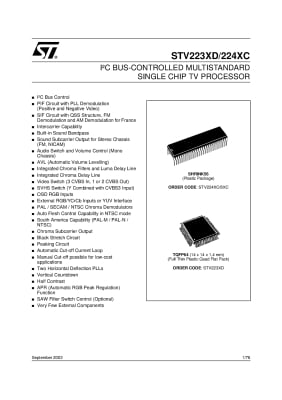 Интегрална схема  STV2238DQ  SMD