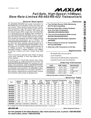 Интегрална схема MAX3086CPD DIP-14
