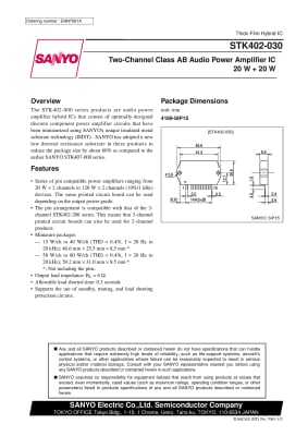 Интегрална схема STK402-100S