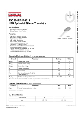 Транзистор 2SC5242 TO-3P