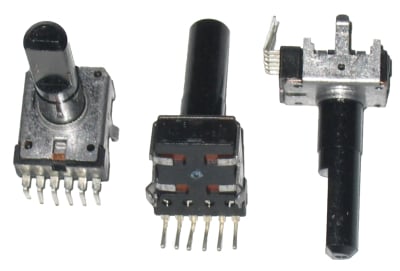 Потенциометър 2x50Kohm Long Arm 6 LEGS