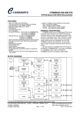 Интегрална схема CTM8B56EN