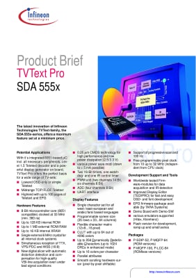 Интегрална схема SDA555XLF TFT15\'\'