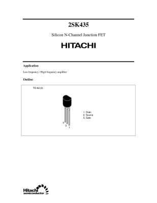 Транзистор 2SK435 TO-92