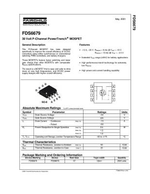 Транзистор FDS6679Z SO-8