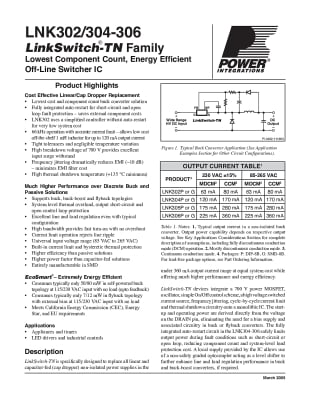Интегрална схема LNK302PN DIP-8
