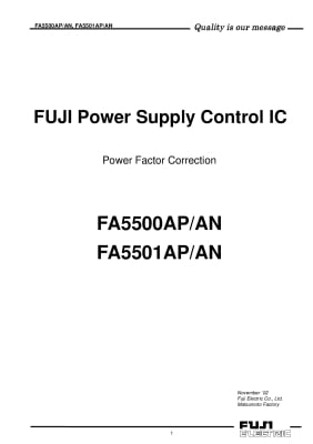Интегрална схема FA5501AN SO-8