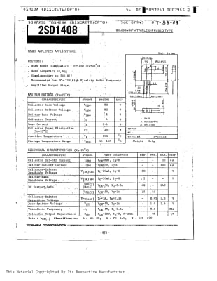 Транзистор 2SD1408 TO-220F