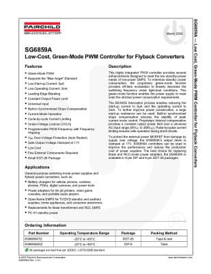 Интегрална схема SG6859A  SSOT-6