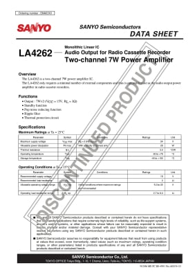 Интегрална схема LA4262