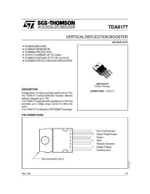 Интегрална схема  TDA8177     ORIGINAL