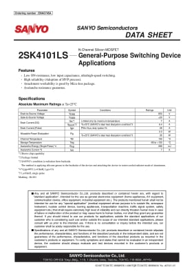 Транзистор 2SK4101LS TO-220F