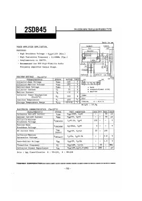 Транзистор 2SD845