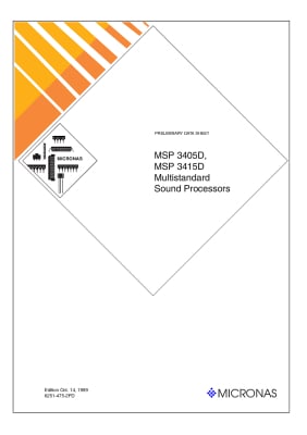 Интегрална схема MSP3415D B3 DIP-52