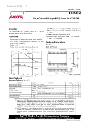 Интегрална схема  LA6544M    SMD