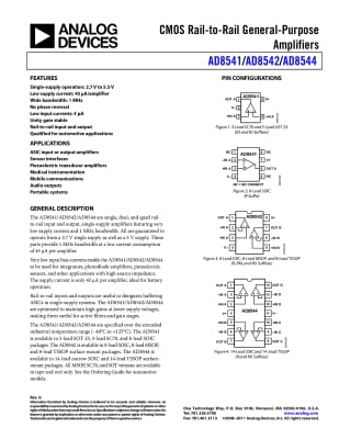 Интегрална схема AD8542ARZ SO-8