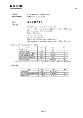 Интегрална схема BD9275F SOP-16