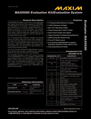 Интегрална схема  MAX9590ETU TQFN-38