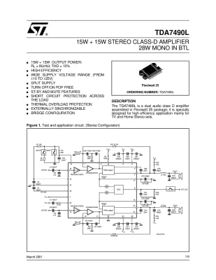 Интегрална схема TDA7490L
