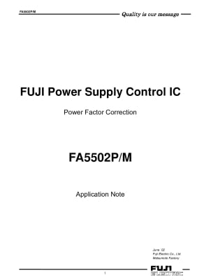 Интегр. схема FA5502M SOP-16