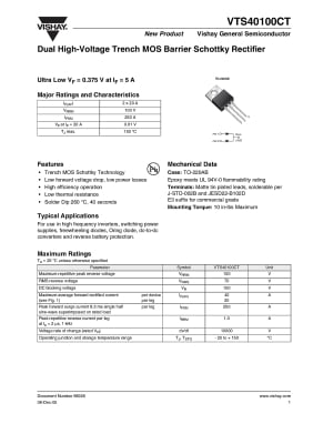 Диод VTS40100CT  TO-220