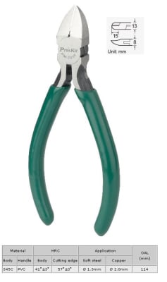 Клещи секачи Nippers PM701F