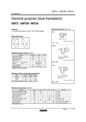 Транзистор IMT2A108 SOT-457
