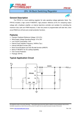 Интегрална схема FP6102 SO-8