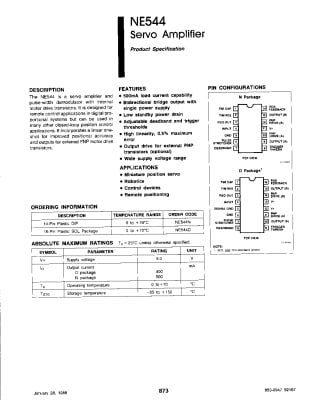 Интегрална схема  NE544N DIP-14