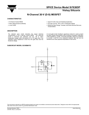 Транзистор SI7636DP QFN-8