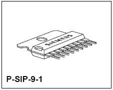Интегрална схема TCA2465 SIP-9