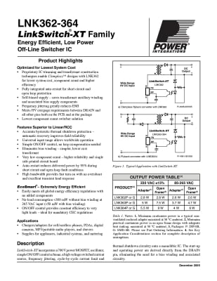 Интегрална схема LNK362PN  DIP-8B