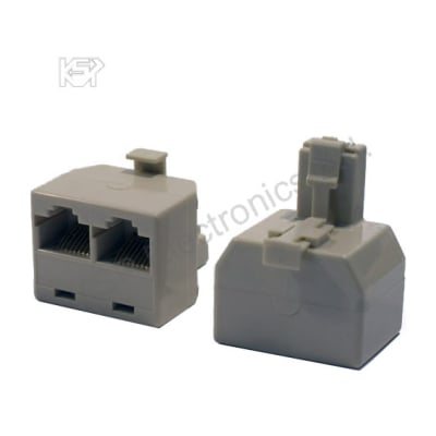 Букса преход 1 към 2 x RJ45
