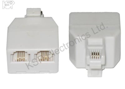 Букса преход 1 към2 x RJ11 6P4C